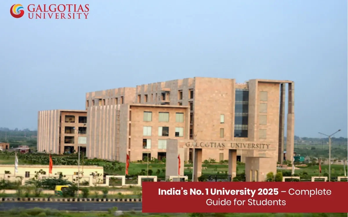 Galgotias University - Online campus building